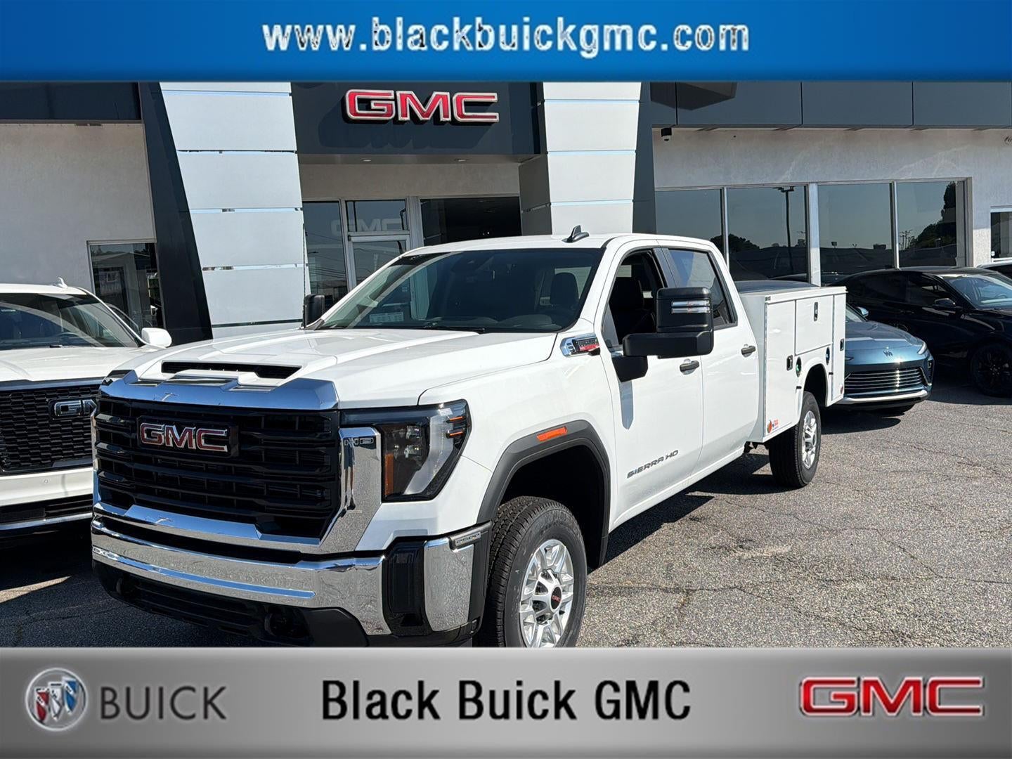 2026 GMC Sierra 2500 HD Pro in Summit White — front three-quarter view
