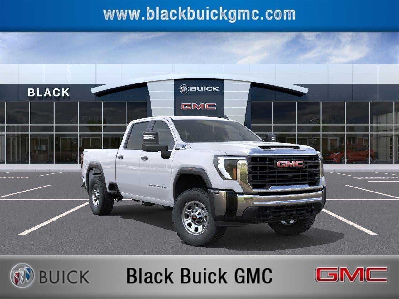 2026 GMC Sierra 2500 HD Pro in Summit White — front three-quarter view