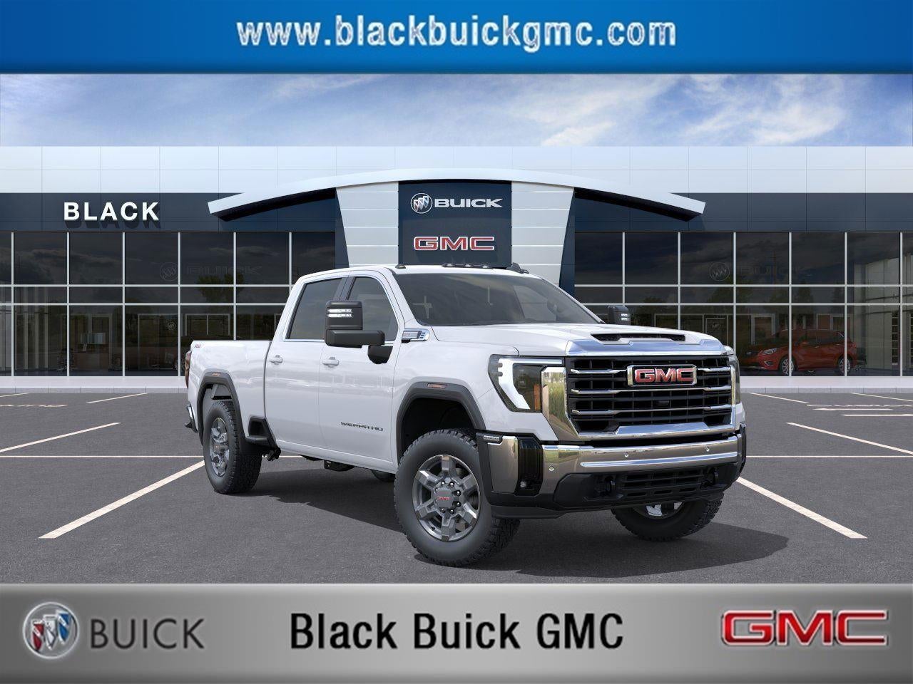 2026 GMC Sierra 2500 HD SLE in Summit White — front three-quarter view