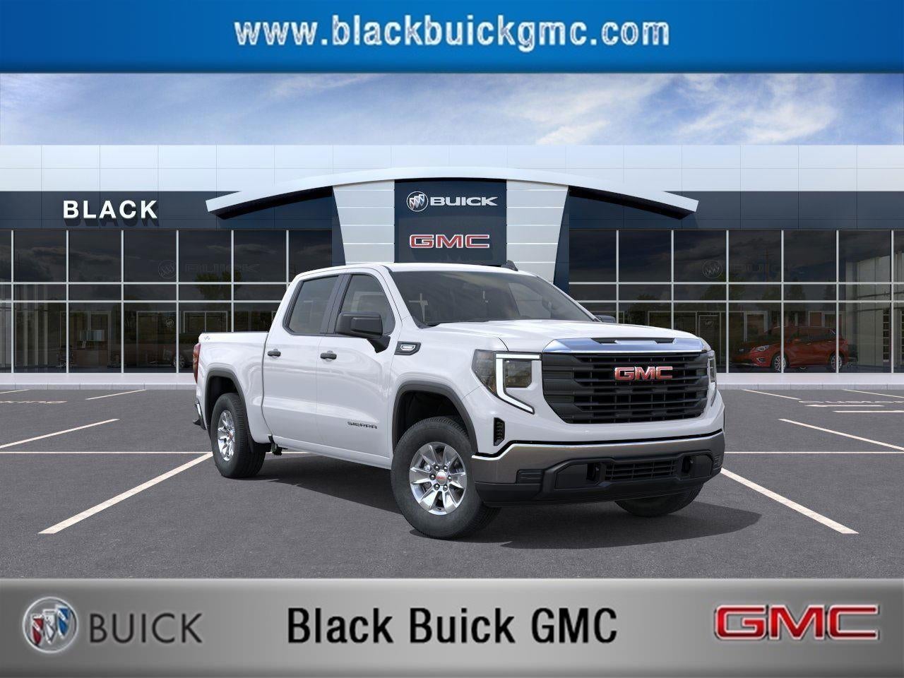2026 GMC Sierra 1500 Pro in Summit White — front three-quarter view