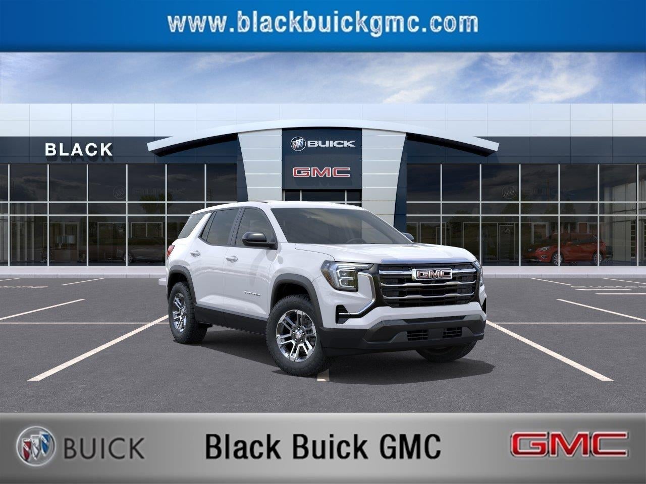 2027 GMC Terrain FWD Elevation in Summit White — front three-quarter view