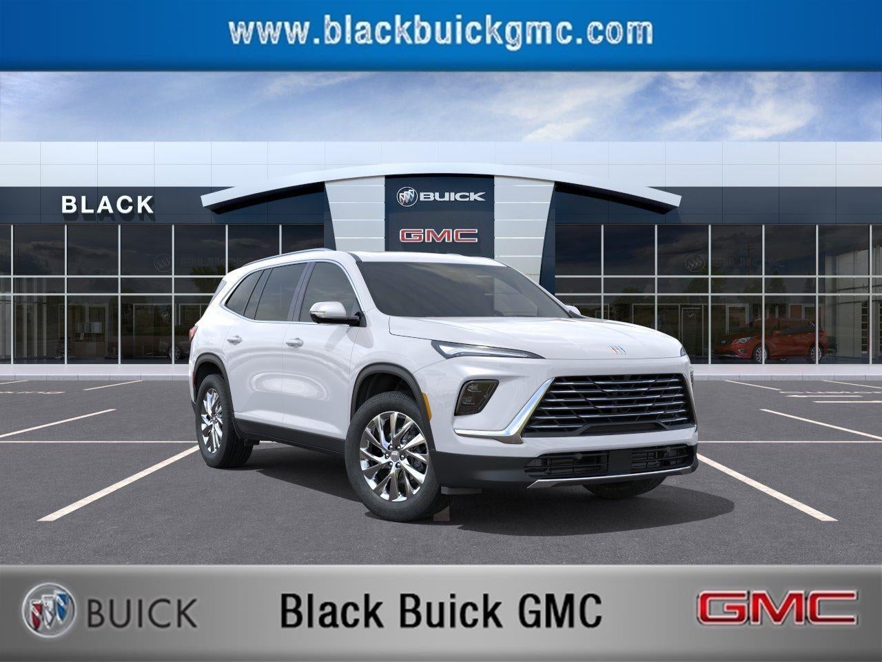 2026 Buick Enclave Preferred in Summit White — front three-quarter view