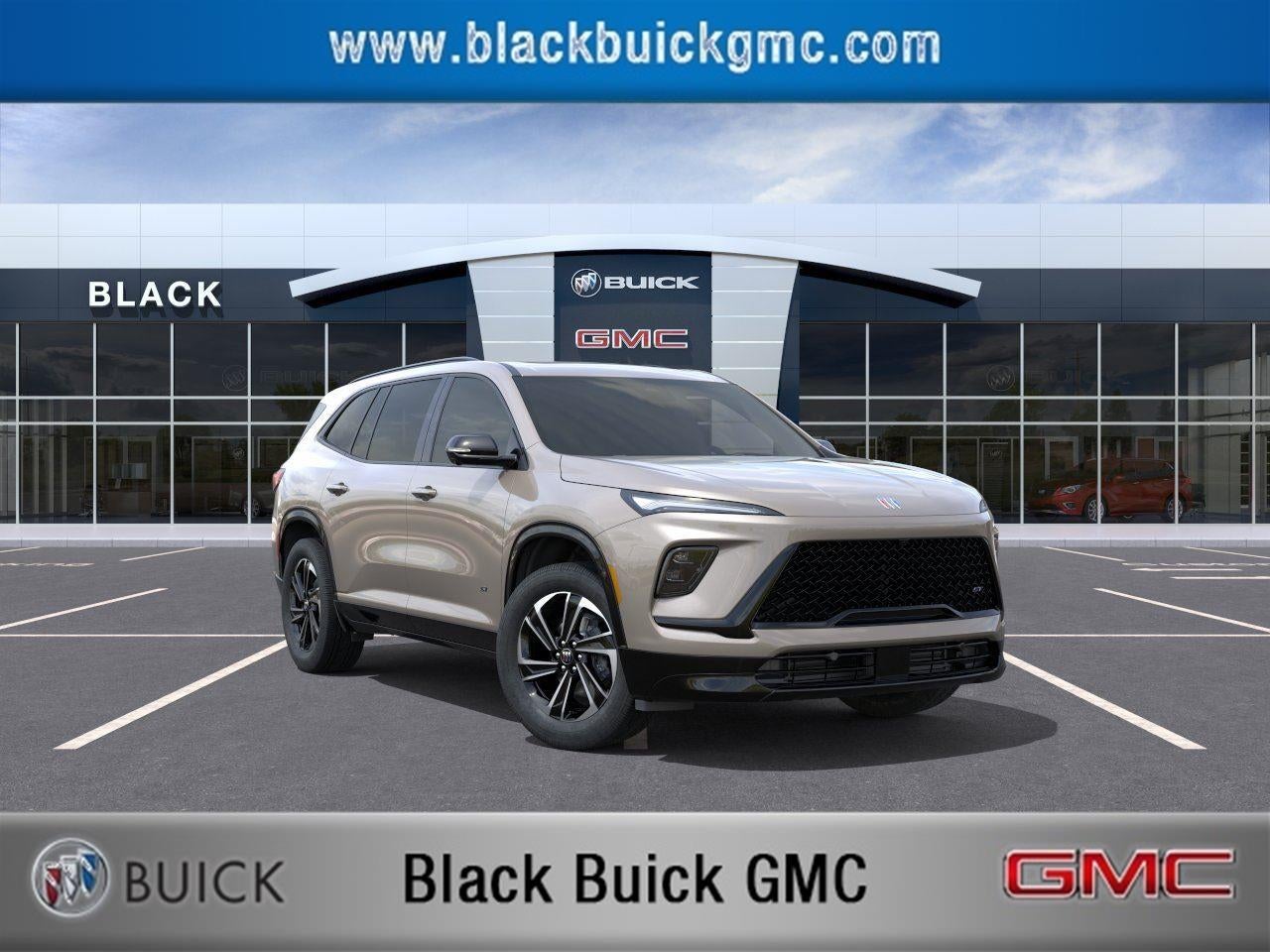 2026 Buick Enclave Sport Touring in Stone Metallic — front three-quarter view