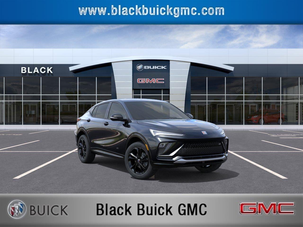 2026 Buick Envista Sport Touring in Ebony Twilight Metallic — front three-quarter view