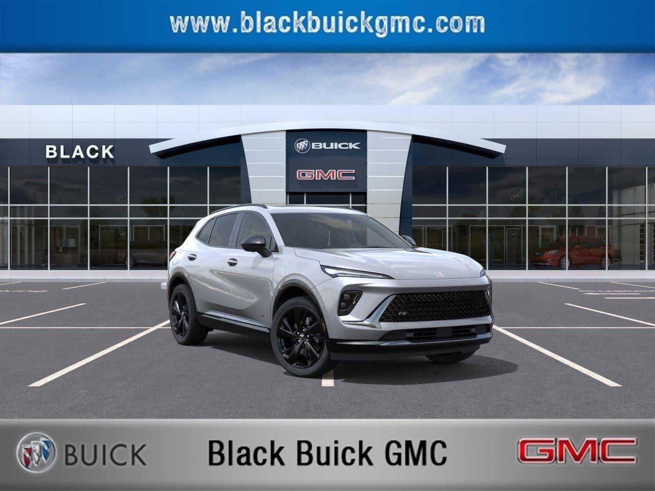 2026 Buick Envision Sport Touring in Moonstone Gray Metallic — front three-quarter view